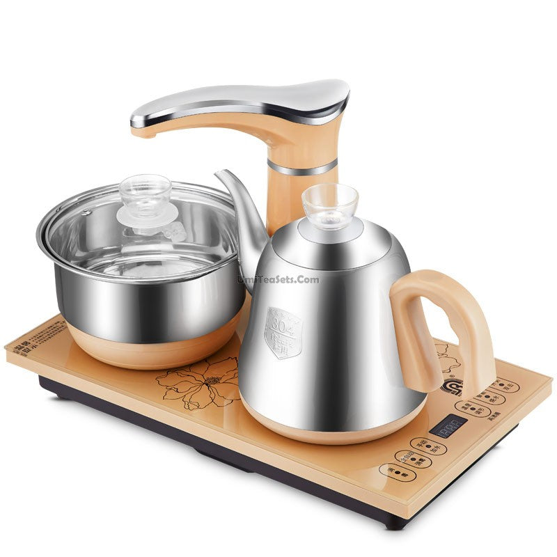 Stainless Steel Electric Kettle, Intelligent Induction, Tea Kettle, Hot