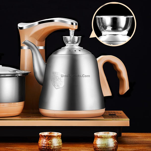 Stainless Steel Electric Kettle, Intelligent Induction, Tea Kettle, Hot