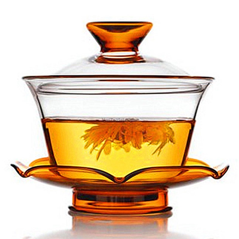 Color Heat-resistant Glass Gaiwan