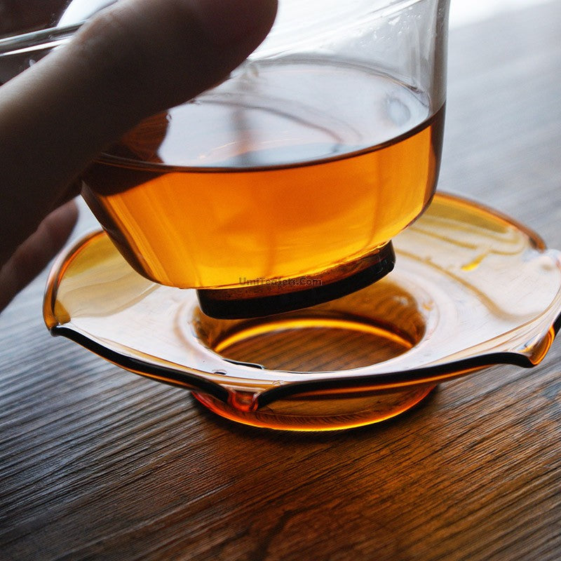 Color Heat-resistant Glass Gaiwan