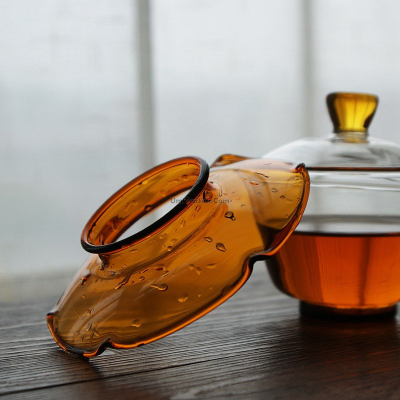 Color Heat-resistant Glass Gaiwan