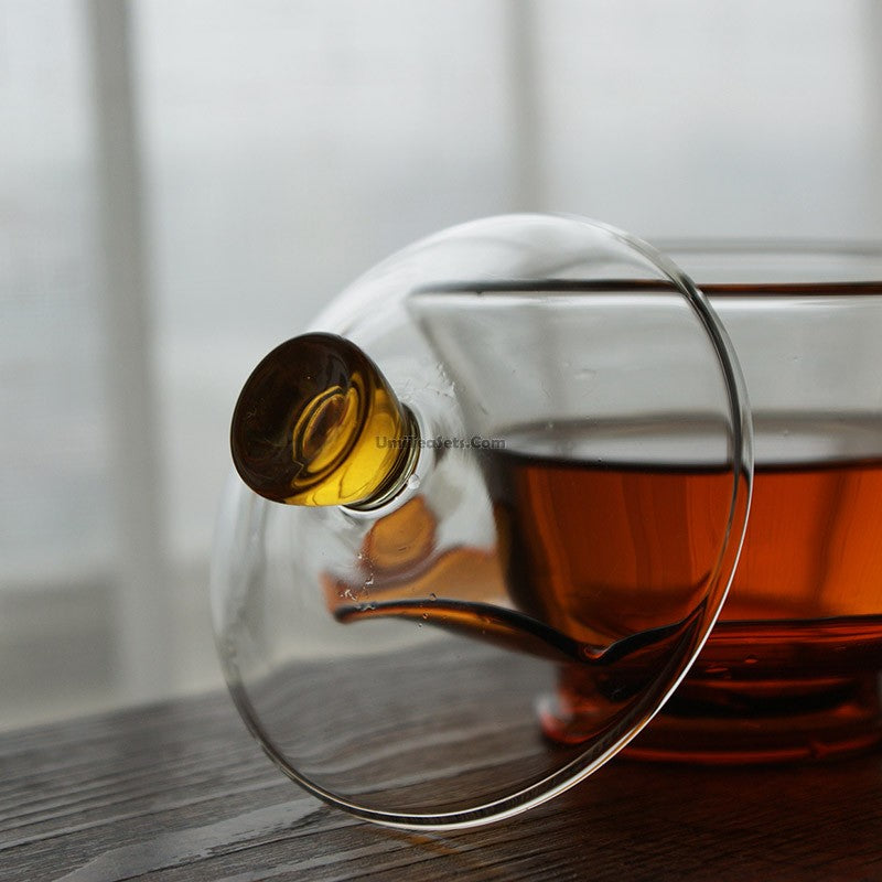 Color Heat-resistant Glass Gaiwan