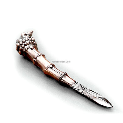 Copper Bamboo Root Tea Knife