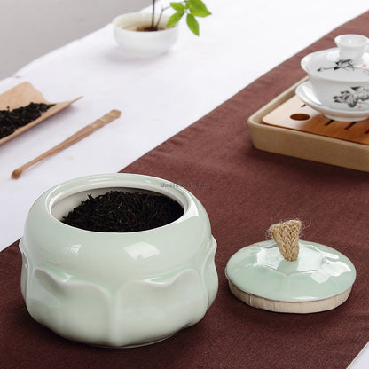 Lapsang Souchong Tea Wtih Lotus Tea Caddies Gift Box