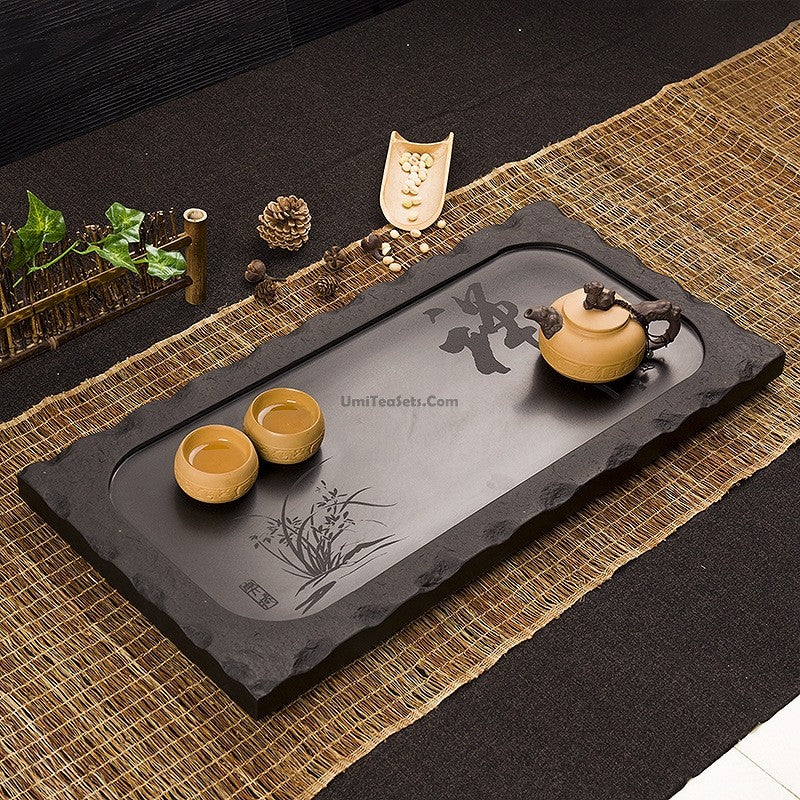 Black Stone Zen Gongfu Tea Tray