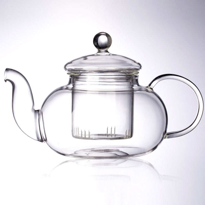 Glass Teapot With 6 Cups And Warmer