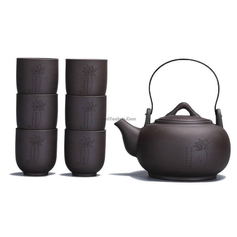 Yixing Plum Blossom Black Clay Xi Shi Teapot – Umi Tea Sets