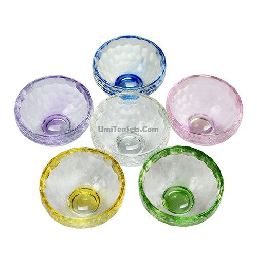 Crystal Glass Gongfu Tea Cup (Set of 6)