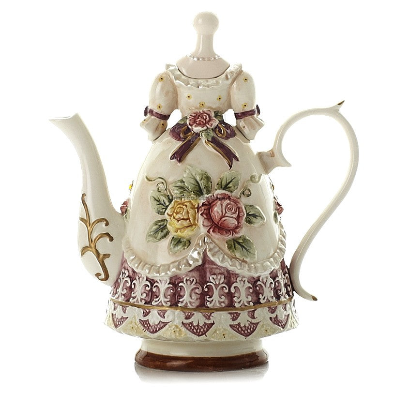 Anaglyptic Countryside Lady Teapot – Umi Tea Sets