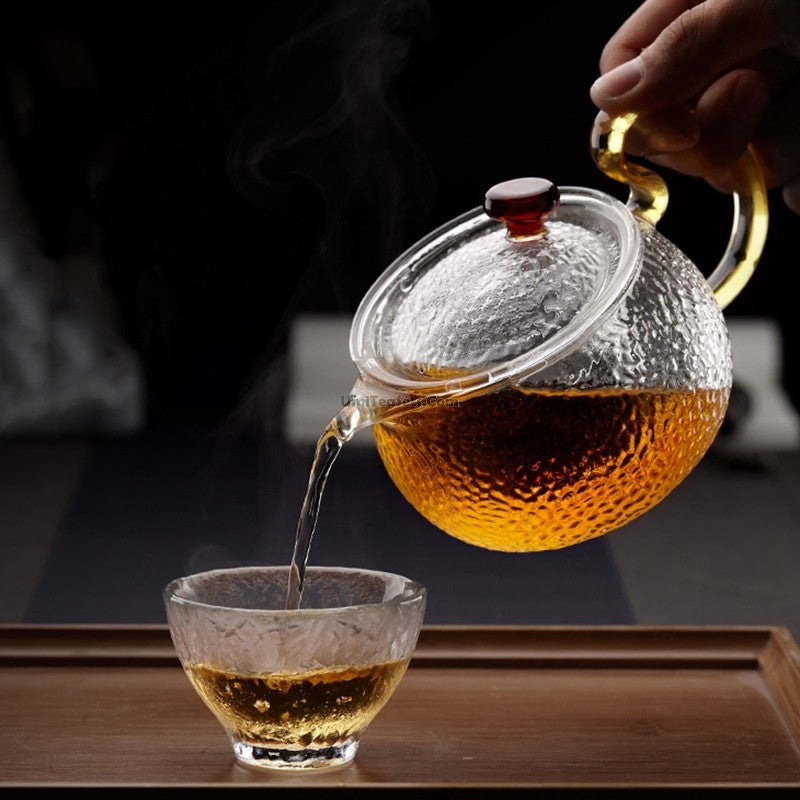 Modern Design Glass Tea Maker Set - 3pc