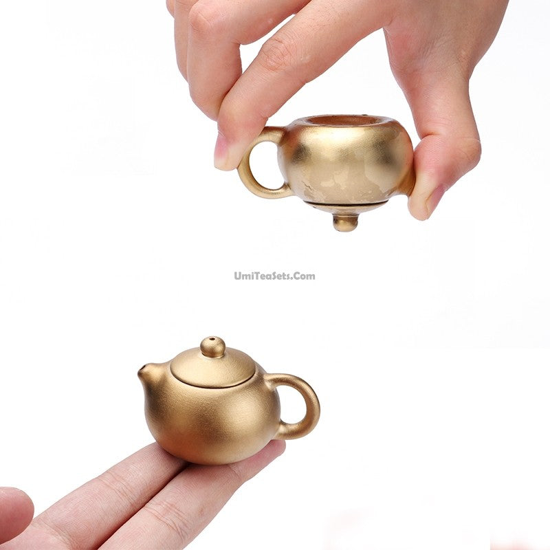 Yixing Clay Xi Shi Mini Teapot