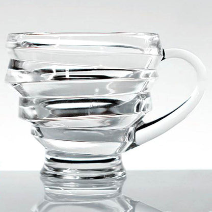 Spiral Shaped Glass Tea Mug