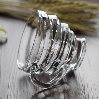Spiral Shaped Glass Tea Mug