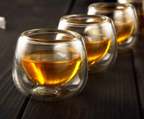 Herb Tea Glass Tea Set With Tea Tray