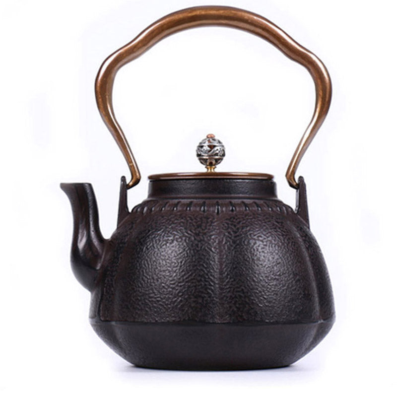 Japanese Pumpkin Cast Iron Teapot