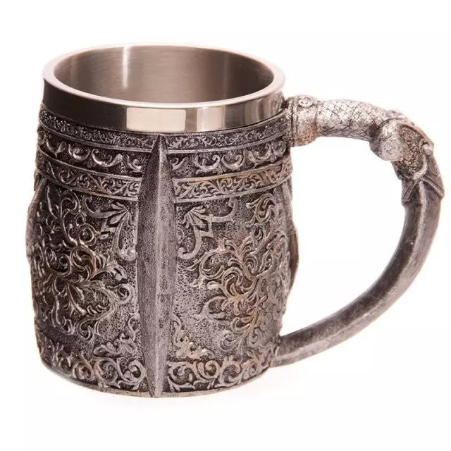 Stainless Steel Skull Helmet Mug