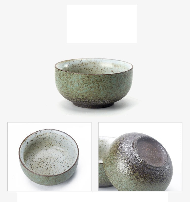 Japanese Coarse Pottery Wabi-sabi Tea Set