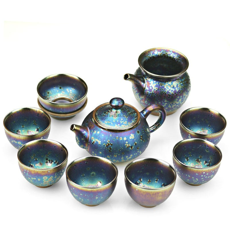 Furnace Transmutation Peacock Tea Set