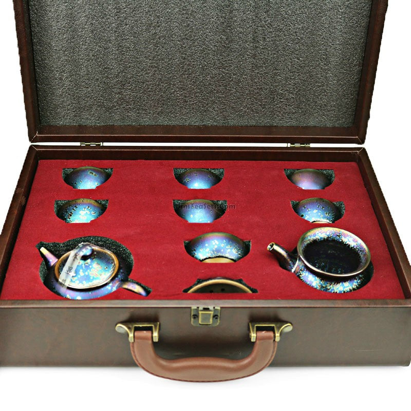 Furnace Transmutation Peacock Tea Set