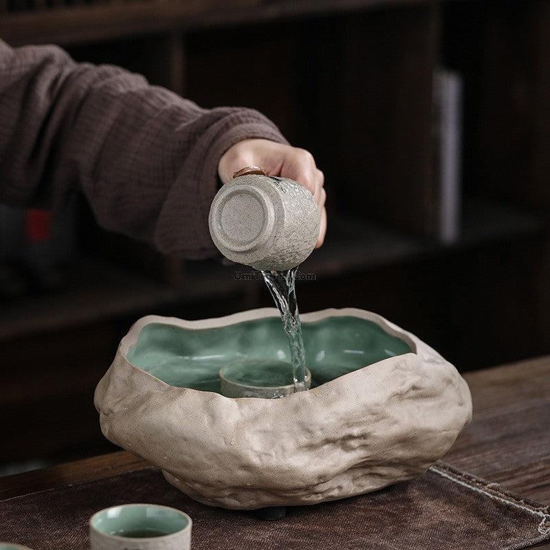 Chinese Zen Stone Style Tea Set