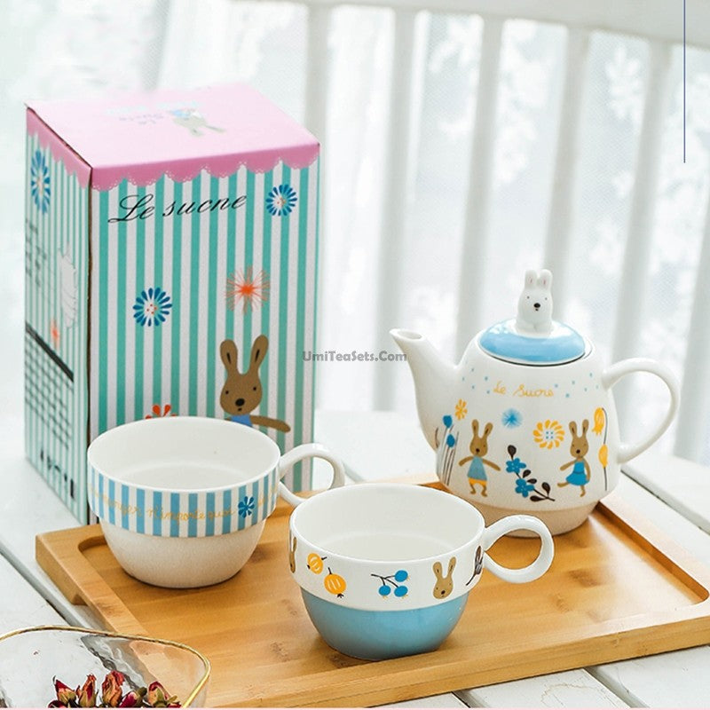 Lesucre Rabbit Tea For Two Set