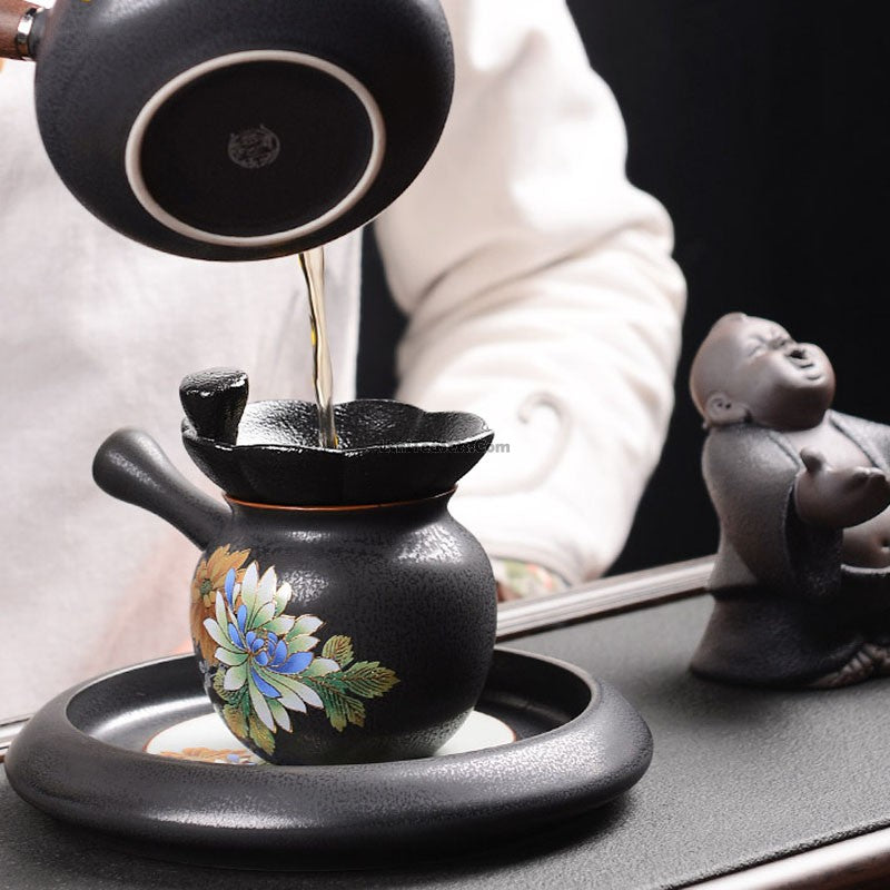 Little Monk Glass Teapot With Strainer – Umi Tea Sets