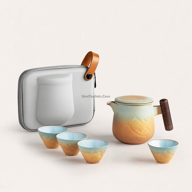 Japanese Style Mountain Travel Tea Set