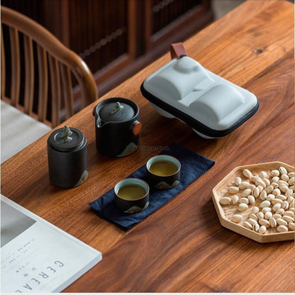 Japanese Mountain Sun Travel Tea Set