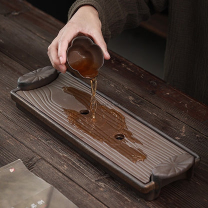 Japanese Pumpkin Tea Set With Tray