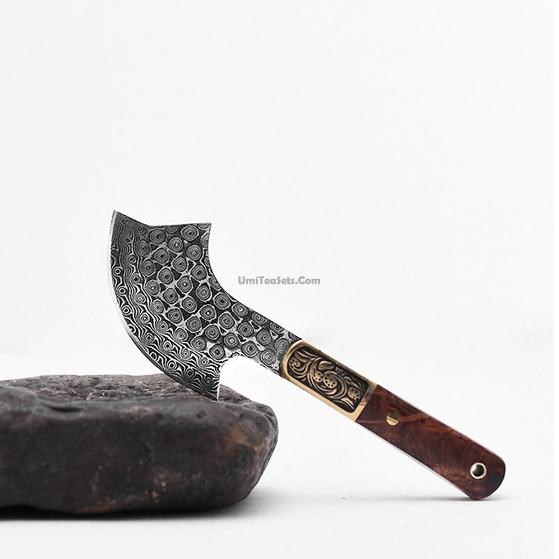 Handmade Puerh Tea Cake Axe Knife