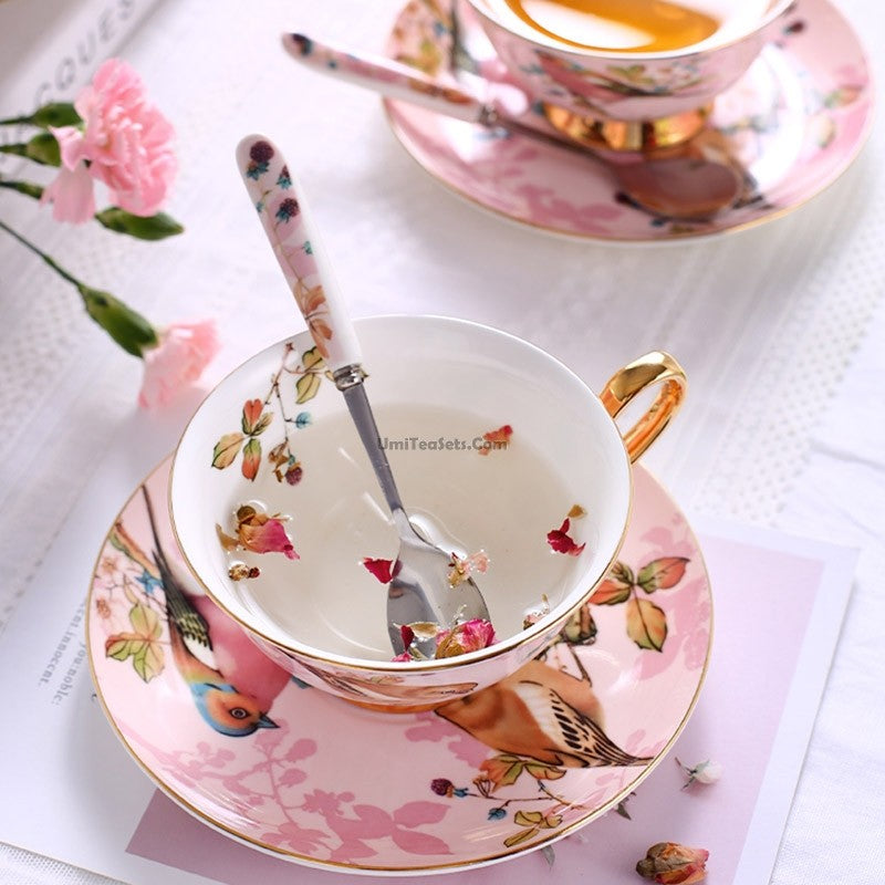 Porcelain Water Cup, Porcelain Spoon Set