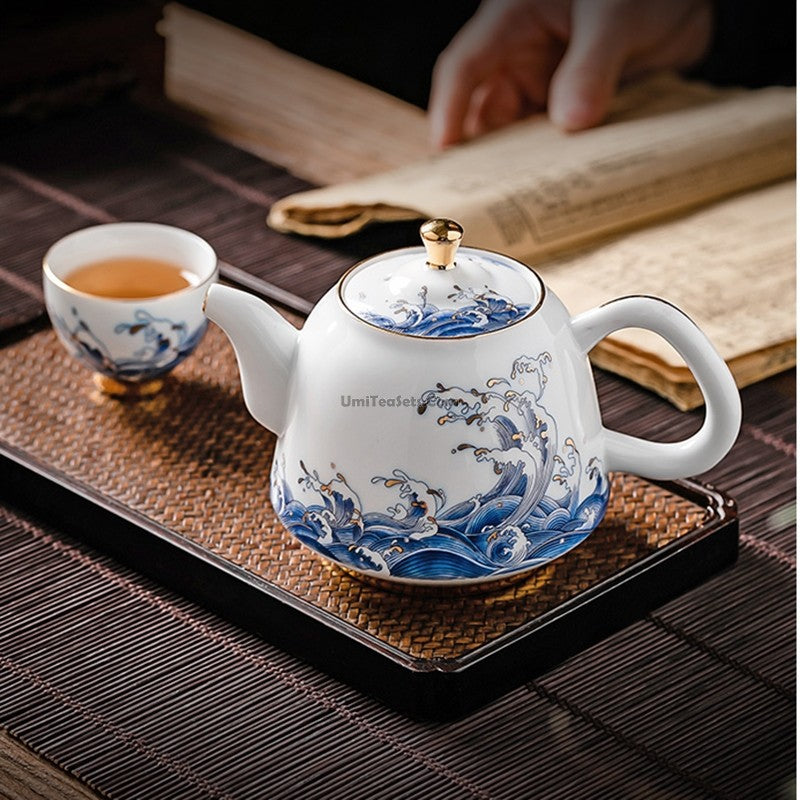 Tea Set Porcelain Tea Set Animal Ceramic Teapot Cup Set White Tea