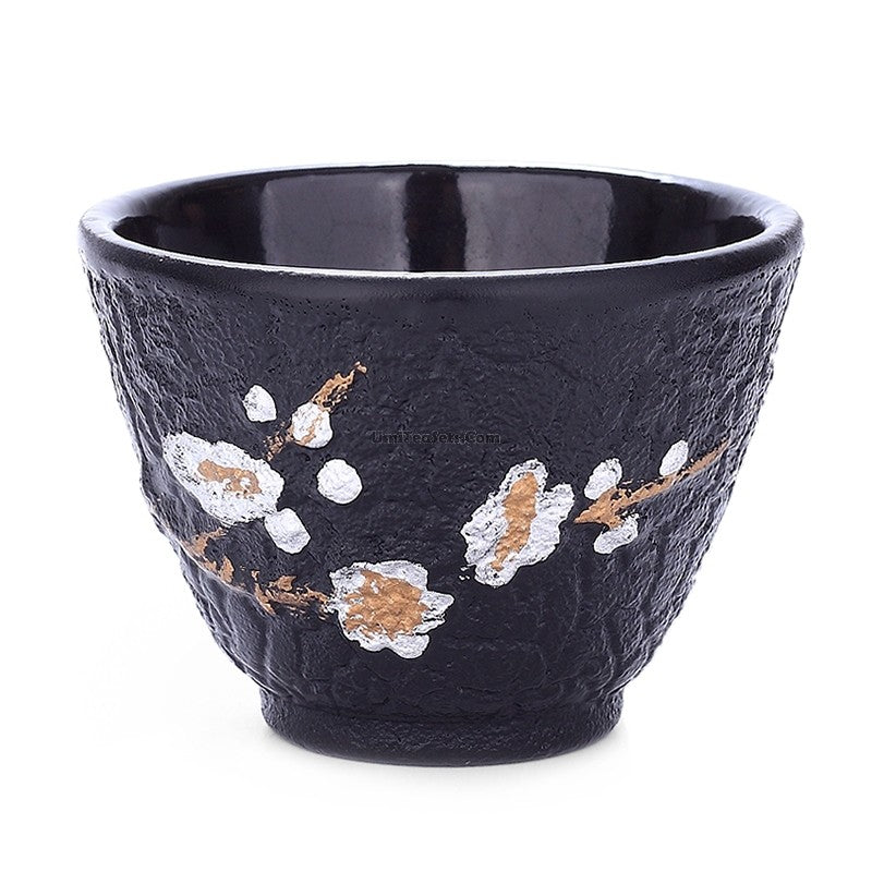 Cast Iron Plum Blossom Tea Cup